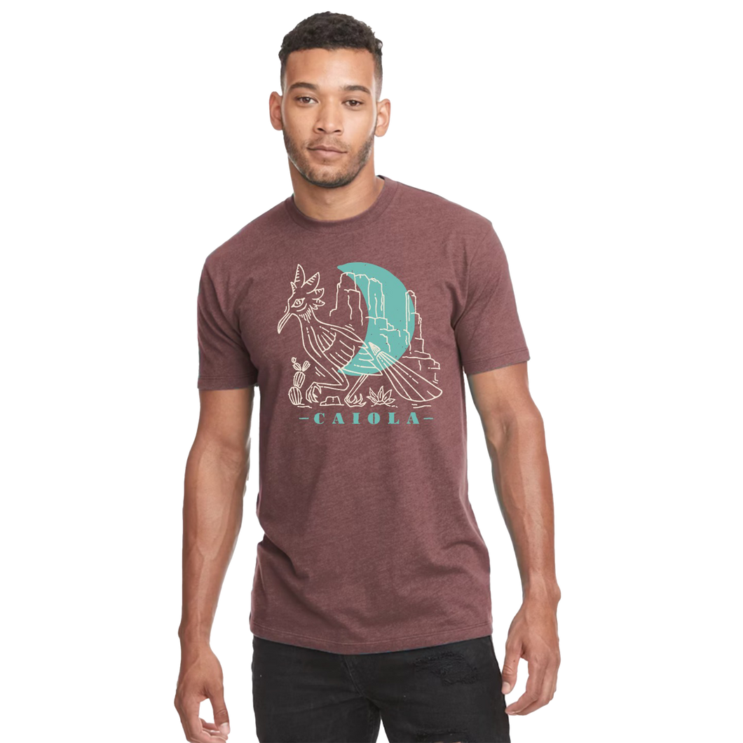 Burgundy Roadrunner Tee